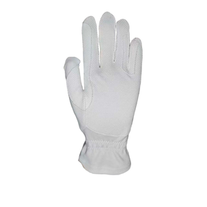 Gants en coton blancs longueur poignet, respirants, design uni, usage quotidien, printemps automne - Product Image 1