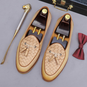 Zapatos de vestir para hombre de nuevo estilo, a la moda, de cuero genuino, zapatos formales para hombre. - Product Image 6