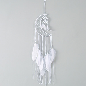 Fait à la main En Gros Beauté Blanc Décoration De La Maison Décoration Murale <span class=keywords><strong>Macramé</strong></span> <span class=keywords><strong>Suspendu</strong></span> Attrape-rêves - Product Image 5