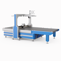 Table de découpe CNC pour stores zébrés 1625 avec machine à couteau oscillant automatique PLC et pompe à roulement personnalisable à vendre