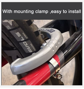 2023 O-Shape vélo serrure aluminium et acier inoxydable pêne dormant fer à cheval <span class=keywords><strong>crabe</strong></span> pinces nouvelles mesures de sécurité de vélo - Product Image 3