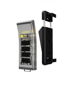 CUBETECH Control remoto de código rodante de 4 canales Control remoto transparente esmerilado Anti-amarilleo especial <span class=keywords><strong>para</strong></span> motores de puertas de garaje - Product Image 5