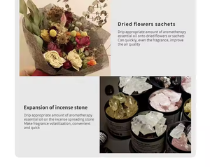 Lavanta esanslı yağ nemlendirici dağınık taş yasemin suda çözünür bitki yağı parfüm için aromaterapi koku difüzörü 10ml - Product Image 2