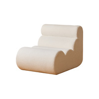Fauteuil Nid de Chenille Personnalisé, Canapé Paresseux Monoplace, Moderne, Grand Dossier, Revêtement en Flanelle, Éponge Haute Densité, pour Salon