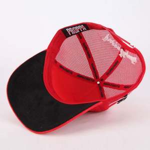 Gorra Trucker de Terciopelo Personalizada de Alta Calidad con Logotipo Bordado en 3D de 5 Paneles, con Malla, Estilo Hip Hop Y2K para Ciclismo - Product Image 6