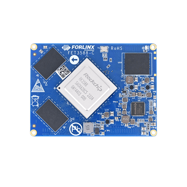 Rockchip FET3588-C Development Board RK3588 8-Core 4/8/16GB 32/64/128GB Android/Linux UART I2C SPI USB MIPI for SATA ADC Camera