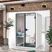Cabine de bureau modulaire sur mesure pour studio d'enregistrement de conférence téléphonique salle de son personnalisée