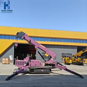 3 טון-16 טון בנייה קטן עגור עכביש עם מנוף טלסקופי בום מיני מנוף לשימוש בנייה - Product Image 5