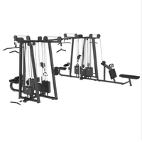 Machine commerciale de station du câble 8 de la jungle multi de gymnase professionnel de haute qualité pour l'entraînement de force de gymnase