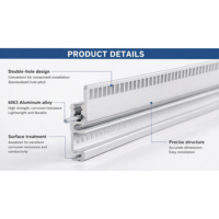 Poutre de support avant à double trou personnalisée, profil en aluminium résistant à la corrosion, accessoires de châssis électronique VPX