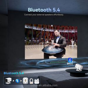 Proyector LED LCD X1AQ 720P |   Sistema Operativo Android 11 y Soporte 1080P |   170 lúmenes ANSI |   Luz portátil para cine en casa con función de descarga de aplicaciones - Product Image 3