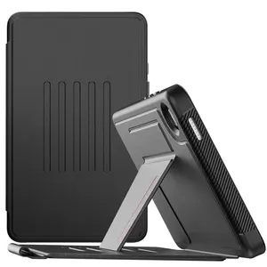 Passen Sie Kicks tand Design Magnetic Smart Flip Business Tablet Hülle für Samsung Tab A9 8,7 Zoll X110 X115 PU Lederbezug