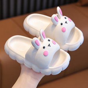 Chaussons d'été pour enfants, motif lapin mignon, à bout ouvert, antidérapants, semelles souples, pour la baignade - Grande Vente - Product Image 4