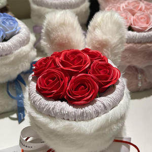 AYOYO 2025 nuevo regalo del Día de San Valentín conejo <span class=keywords><strong>abrazo</strong></span> cubo para novia Rosa paquete regalo del Día de la madre - Product Image 5