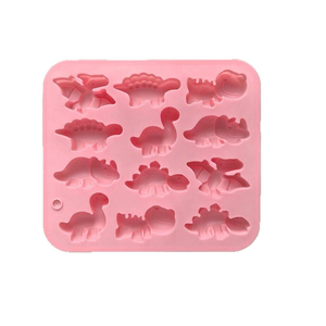 Molde de Silicona Reutilizable Ecológico con Forma de Dinosaurio para Navidad, Moldes para Golosinas para Cachorros de Grado Alimenticio - Product Image 1