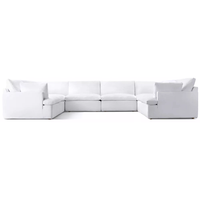 Ensemble de canapés de salon haut de gamme, coussins moelleux, design modulaire pour appartement, maison, bureau, nouvelle arrivée