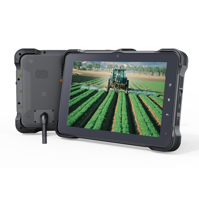 IP67 10.1-Inch 1000 Nits Industrial Linux Debian 10 Rugged In-vehicle Tablet PC with Wi-Fi 4G GPS for Precision Agriculture