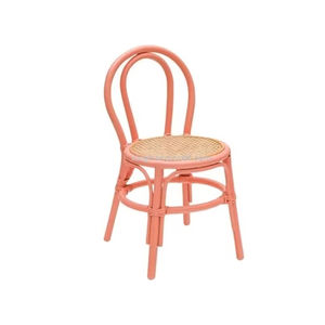 Chaise pour enfants en rotin naturel faite à la main pour fête d'anniversaire, chaise légère en osier pour enfants, design moderne pour salon et chambre à coucher - Product Image 1