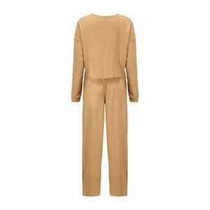 Conjunto de suéter informal nuevo de otoño e invierno para <span class=keywords><strong>mujer</strong></span> europea y <span class=keywords><strong>americana</strong></span> de dos piezas para <span class=keywords><strong>mujer</strong></span>, conjunto de dos piezas para <span class=keywords><strong>mujer</strong></span> - Product Image 6