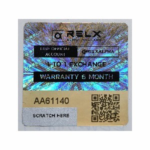 Étiquette d'hologramme de <span class=keywords><strong>code</strong></span> QR de numéro de série cachée inviolable personnalisée anti-contrefaçon d'autocollant de sécurité d'étiquette de pharmacie - Product Image 5