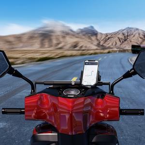 Barre d'extension multifonctionnelle en alliage d'aluminium pour vélo électrique et <span class=keywords><strong>moto</strong></span> Barre transversale renforcée pour rétroviseur - Product Image 6