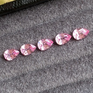 EMEJEWE OEM Zaffiro Rosa Sintetico Taglio a Pera <span class=keywords><strong>con</strong></span> Certificato AGL, Effetto Color Play/Fire per Forniture di Gioielli da Sposa - Product Image 5