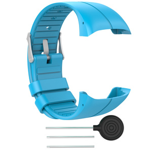 Correa de silicona para <span class=keywords><strong>Polar</strong></span> M400 M430, reloj inteligente resistente al agua, banda suave transpirable de repuesto - Product Image 2
