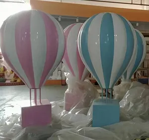欧洲风格人造树脂工艺品大型糖果热气球道具出售