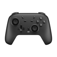 Manette de jeu sans fil à double moteur de vibration avec retour haptique élevé, gyroscope six axes, batterie 20h, compatible avec les boîtiers Smart TV