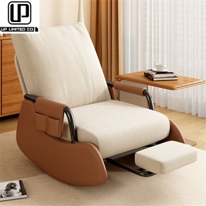 Sillón Reclinable de Cuero de Primera Calidad Estilo Francés para el Hogar, Sillón de Salón, Silla de Salón - Product Image 5