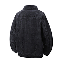 Veste en jean surdimensionnée pour homme, personnalisable à faible MOQ, nouvelle mode, design de créateur, technologie Stone Wash, 100% coton, ODM, bleu denim
