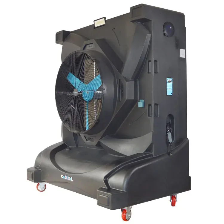 Energy-Efficient 42'' 18720 CFM Workshop Evaporative Fan Cooling System with Wheels - Easy to Move