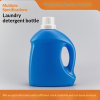 Vente en gros de seaux en plastique HDPE de 1L à 5L pour lessive et adoucissants, avec couvercles, pour les soins personnels et les produits chimiques quotidiens