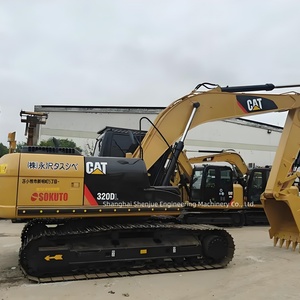 Excavadora de cadenas Caterpillar 320D usada, máquina de construcción de segunda mano, excavadoras de 20 toneladas, equipo Cat 320D, excavadoras 320, 325, 330 - Product Image 2