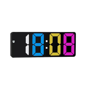 Réveil numérique intelligent à LED, vente en gros directe d'usine, <span class=keywords><strong>pas</strong></span> <span class=keywords><strong>cher</strong></span>, avec grand écran, <span class=keywords><strong>horloge</strong></span> de bureau pour la décoration de la maison - Product Image 1