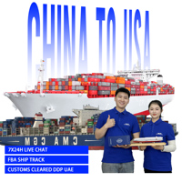 Agent d'expédition de fret de détail DDP Chine vers les Émirats arabes unis, fret maritime multi-marchés, fret porte-à-porte DDP DDU LCL FCL, dédouanement et taxes payées, 3PL