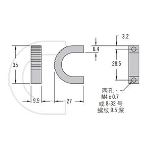 XK622-1U納屋のドアハードウェア用のエンクロージャー小型ハンドル - Product Image 6