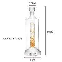 Juego de Vino de Lujo en Cristal Premium, Nuevo, en Oferta, 750 ml, Popular, Personalizado, OEM, de Alta Calidad, para Fiestas