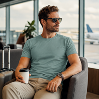 Camiseta JNEI OEM ODM de 150 g/m² para Hombre, Transpirable, de Secado Rápido, Suave al Tacto, para Marcas de Ropa de Estilo de Vida
