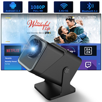 Projecteur LED à mise au point manuelle Z10, écran LCD 2,69 pouces, WiFi 2,4G+5G, 1080p, BT5.2, expérience TV domestique de haute qualité, cordon d'alimentation de 2 m, USB2.0