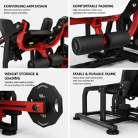 Machine à extensions de jambes SK Commercial, équipement de musculation professionnel à charge libre pour l'isolation musculaire des quadriceps