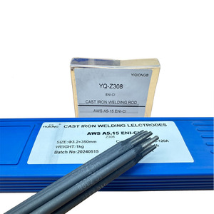 Électrode de soudage TIG en nickel pur Z308 AWS A5.15 ENi-Ci pour fonte avec revêtement graphique, bonne résistance aux fissures - Product Image 2