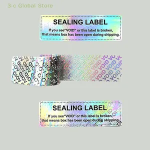 การรับประกัน 50/100X ป้ายสติกเกอร์กันปลอมแปลงแบบใช้ซ้ำได้ ทำจากสแตนเลส ป้องกันการแกะฉีก ป้ายรับประกันแบบติดกาว Lbtnail - Product Image 1