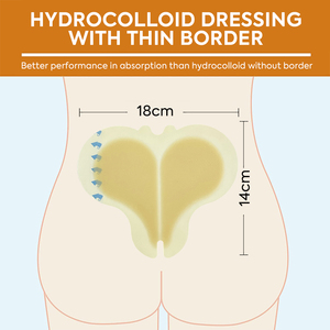 แผ่นแปะแผลไฮโดรคอลลอยด์หนาพิเศษรูปหัวใจขนาดใหญ่ - Product Image 3