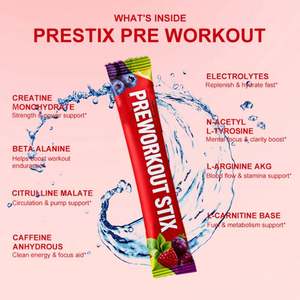 Fórmula Equilibrada, Sin Azúcar y con Sabor Natural, con Vitaminas y Minerales, Polvo <span class=keywords><strong>Pre</strong></span>-Entrenamiento de Grado Premium - Product Image 4