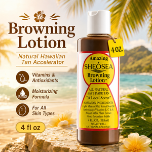 SHEOSEA Lozione Abbronzante Naturale, Abbronzatura Rapida e Scura con Ingredienti Hawaiani, Rivitalizzante per la Pelle per Tutti i Tipi di Pelle 4oz 118ml - Product Image 2