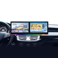 Estéreo para Auto Android con Pantalla Dual Universal de 21.6 Pulgadas, Reproductor DSP con GPS, CarPlay, Android Auto, Amplificador, Montaje en el Tablero