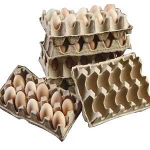 Carton compostable biodégradable de haute qualité de plateau <span class=keywords><strong>d</strong></span>'oeufs de 12 trous avec le composant de noyau de moteur - Product Image 6