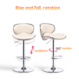 <span class=keywords><strong>Tabouret</strong></span> <span class=keywords><strong>de</strong></span> <span class=keywords><strong>bar</strong></span> moderne en cuir à réglage <span class=keywords><strong>rotatif</strong></span> simple pour cuisine salle à manger salon maison salle <span class=keywords><strong>de</strong></span> sport salle et villa cadre en métal pour hôtels - Product Image 4