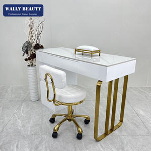 Meubles <span class=keywords><strong>de</strong></span> salon d'ongles blanc <span class=keywords><strong>et</strong></span> or Nail Bar Table <span class=keywords><strong>de</strong></span> <span class=keywords><strong>manucure</strong></span> Table <span class=keywords><strong>de</strong></span> bar <span class=keywords><strong>de</strong></span> salon Table d'ongles <span class=keywords><strong>de</strong></span> luxe <span class=keywords><strong>Manucure</strong></span> <span class=keywords><strong>De</strong></span> lux - Product Image 1
